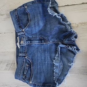 Levi's cutoff demin blue jean shorts Size 6